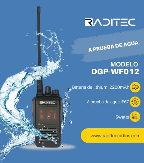 Radio de comunicación a prueba de agua 