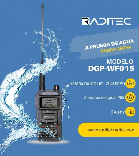 Radio de comunicación a prueba de agua DPU-WF015